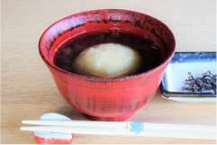 十勝大納言あわ餅ぜんざい